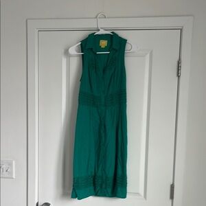 Green Sleeveless Dress